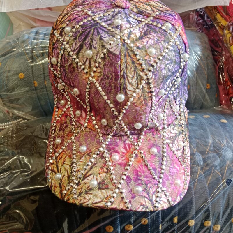 Pink and Purple fashionable baseball cap